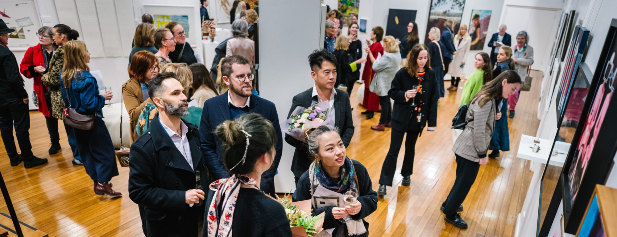 2025 Ravenswood Australian Women’s Art Prize Opening Night, featured on Channel 7 News